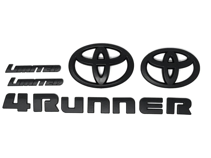 20142023 TOYOTA 4RUNNER EMBLEM OVERLAY BLACKOUT KIT