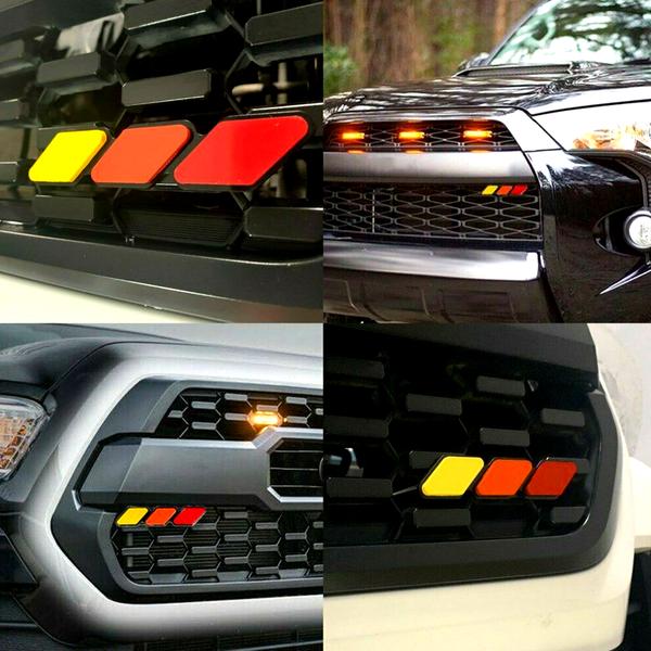 TRI-COLOR TRD PRO GRILLE BADGE EMBLEM