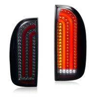 2005-2015 Toyota Tacoma Smoked LED Tail Lights - Dynamic Sequential Signals - Plug & Play