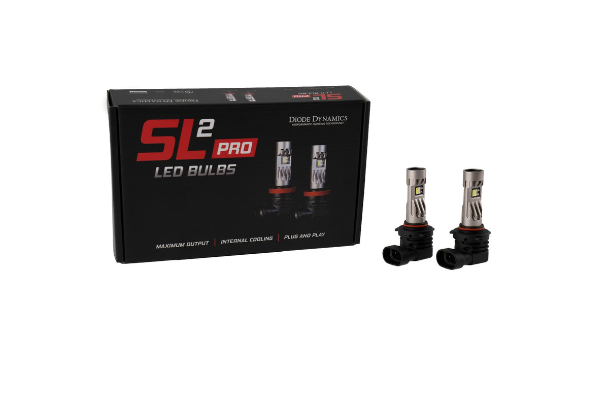 Diode Dynamics 9005/9011/H10 SL2 LED Bulbs (Pair) with AntiFlicker Modules White