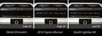 Diode Dynamics SS30 Dual Stealth Light Bar White Driving Kit for 2014-2019 Toyota 4Runner