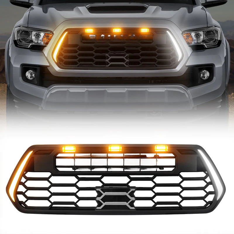 2016-2023 Tacoma TRD PRO V2 Style Grill Featuring DRL & Turn Signals