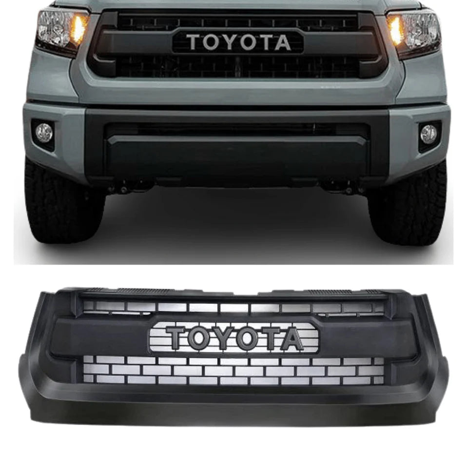 TRD Pro Style Front Grille for Toyota Tundra 2014-2018 - Matte Black