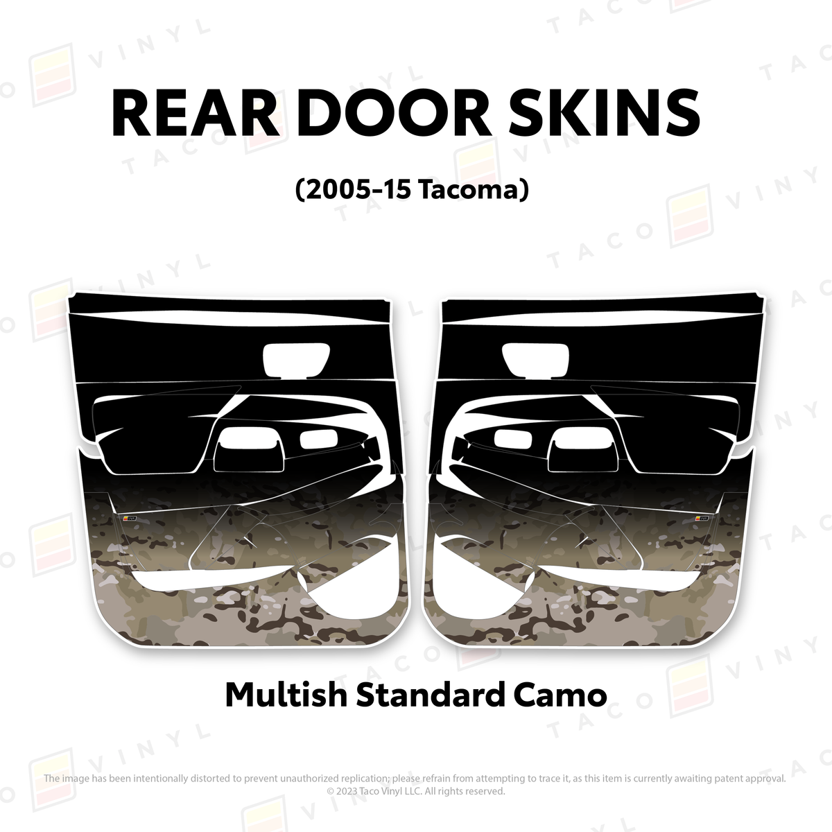 2005-15 Tacoma Door Skins