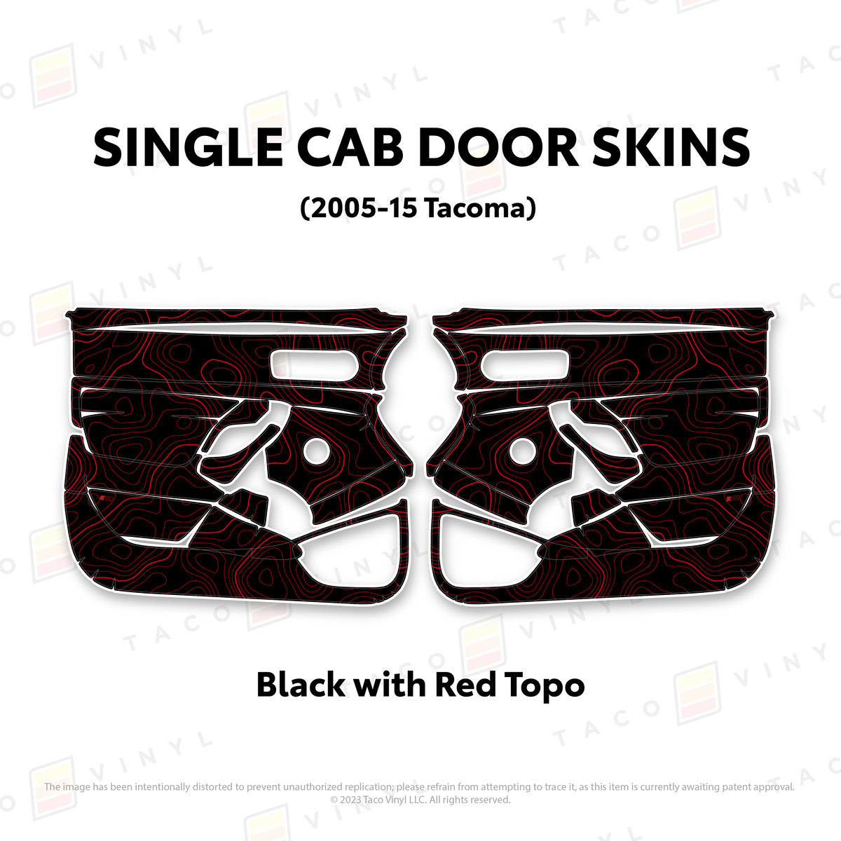2005-15 Tacoma Single Cab Door Skins