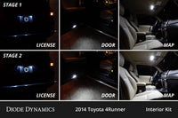 Diode Dynamics Interior LED Cool White Kit for 2010-2024 Toyota 4Runner Stage 1