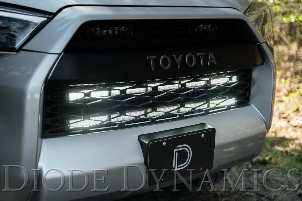 Diode Dynamics SS30 Dual Stealth Light Bar White Driving Kit for 2014-2019 Toyota 4Runner