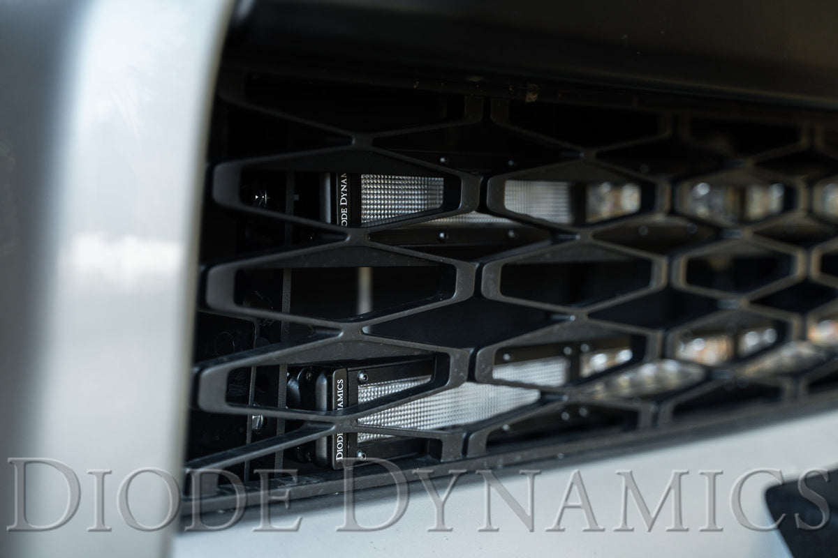 Diode Dynamics SS30 Dual Stealth Light Bar White Driving Kit for 2014-2019 Toyota 4Runner