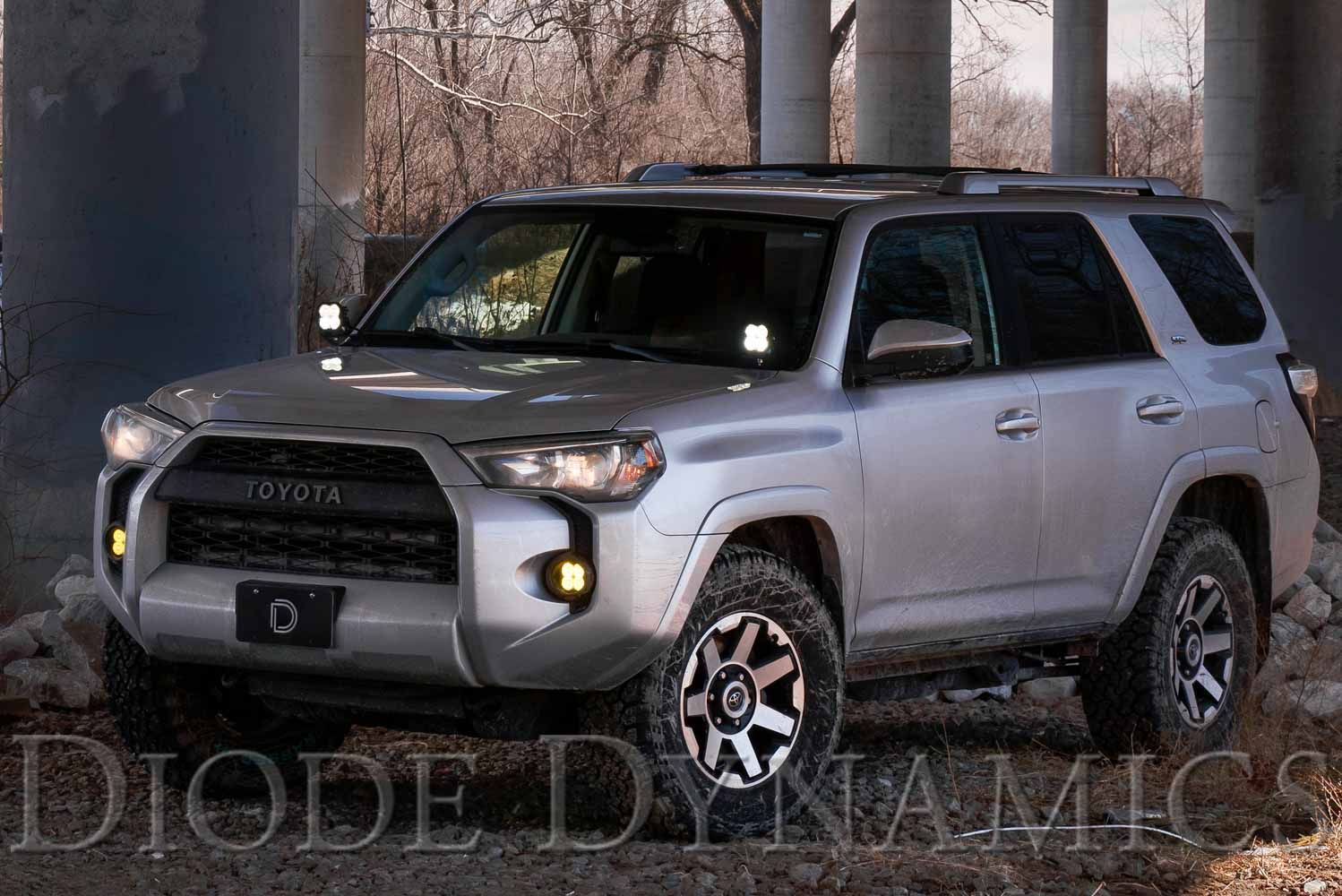 Diode Dynamics Stage Series Backlit Ditch Light Kit for 2010-2024 Toyota 4Runner