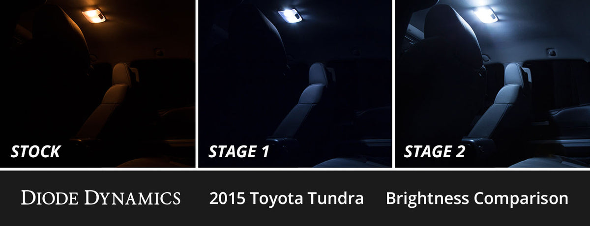 Diode Dynamics Interior LED Cool White Kit for 2014-2018 Toyota Tundra Stage 2