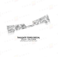 2024+ Tacoma Tailgate Topo Decal