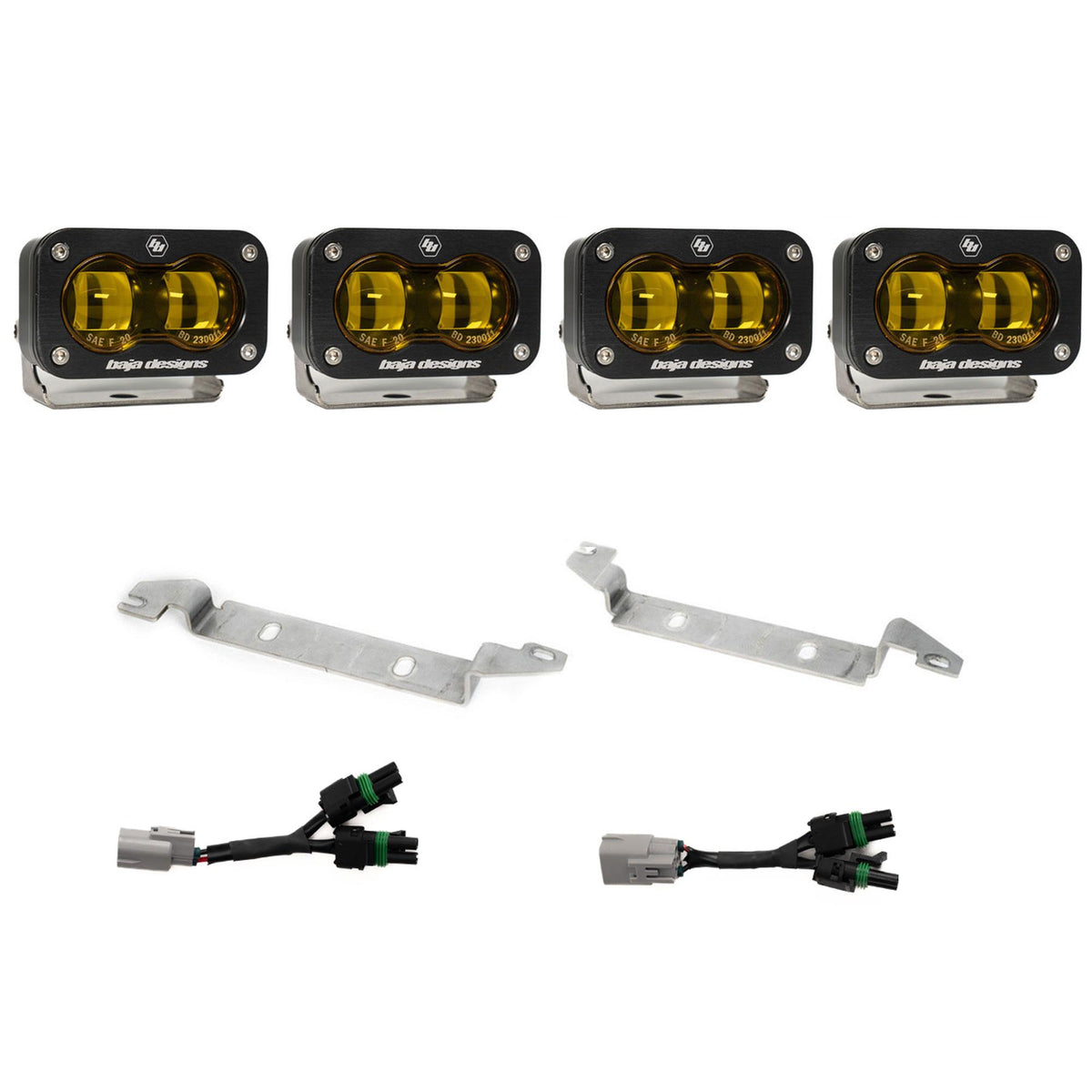 Baja Designs S2 SAE OEM Fog Light Replacement Kit 2025-On Toyota 4Runner TRD Pro/Trailhunter