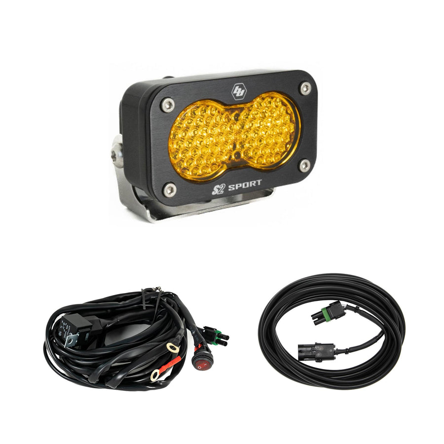 Baja Designs S2 Sport Universal Chase Light Kit Work/Scene Baja Amber