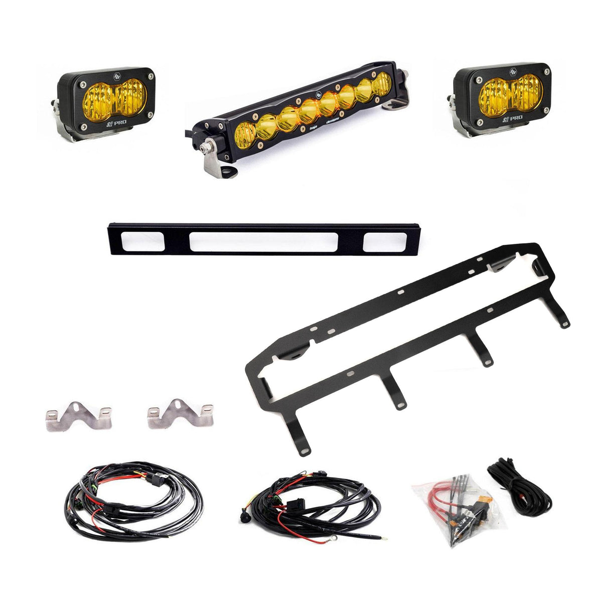 Baja Designs S8 10 Inch S2 Pro Grille Light Replacement Kit 2025-On Toyota 4Runner TRD Pro