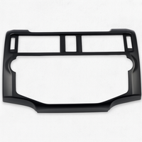 2014-2019 Toyota 4Runner Center Console Trim Cover - Black Dashboard Navigation Panel Overlay Kit (BACKORDERED - SHIPS END OF AUGUST)