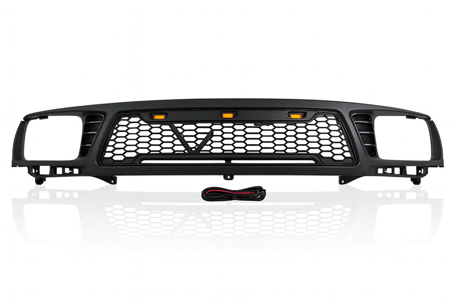 1995-1997 Toyota Tacoma Black Honeycomb Grille - 1st Gen Sport Mesh Design