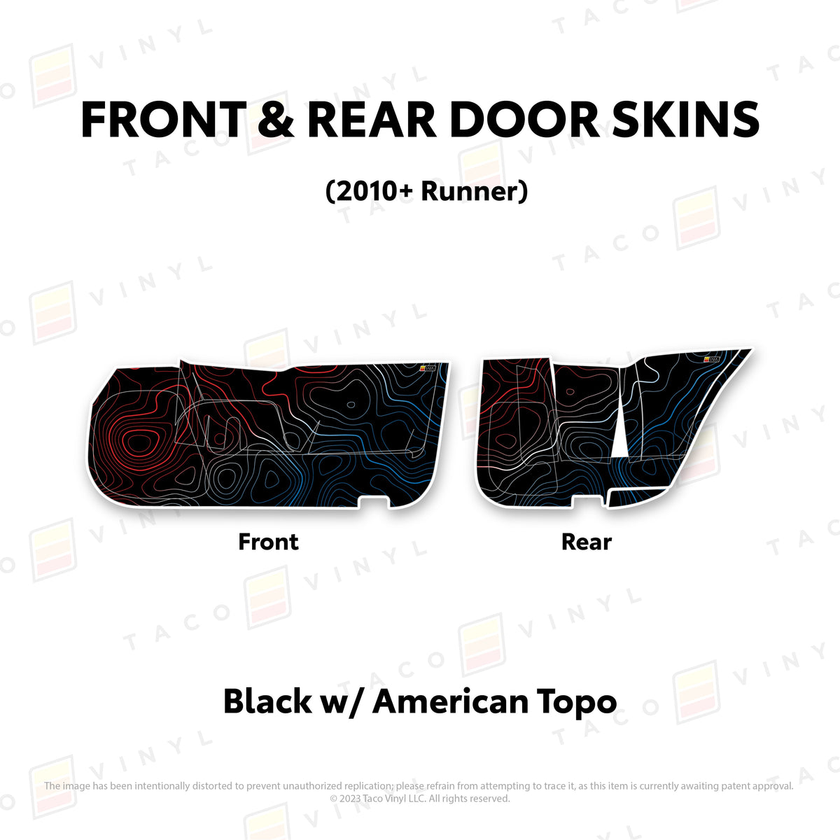2010-24 4Runner Door Skins (Lower Section)