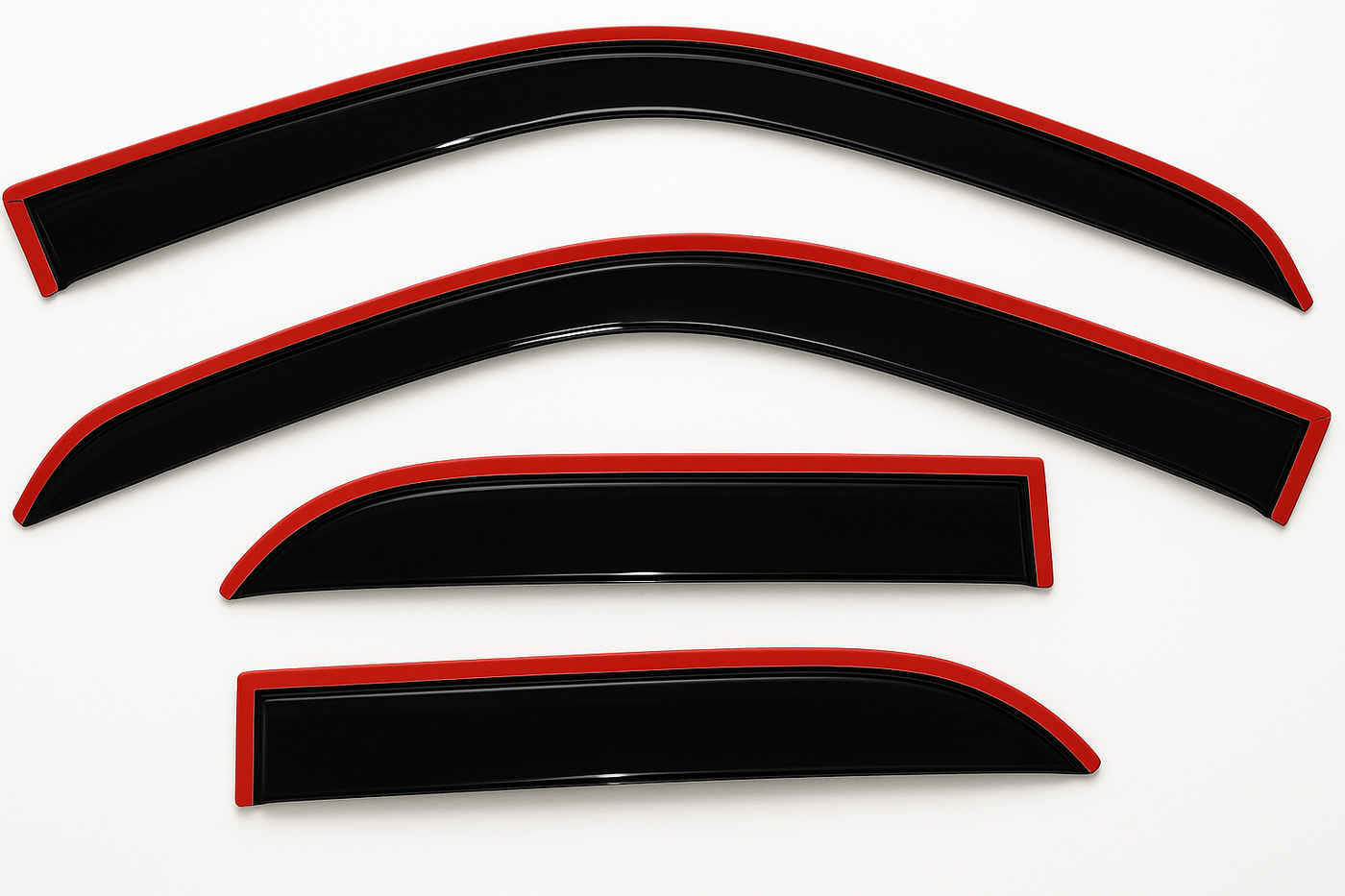 2022+ Tundra CrewMax Window Visors - 4pc Set - Dark Smoke
