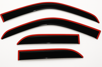 2022+ Tundra CrewMax Window Visors - 4pc Set - Dark Smoke