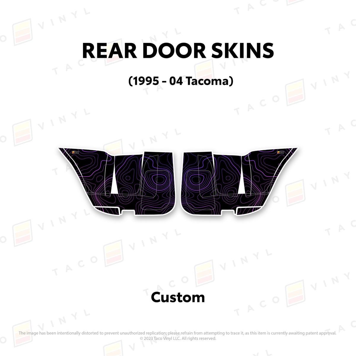 2010-24 4Runner Door Skins (Lower Section)