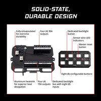 Diode Dynamics D-Switch 8-Channel Switch Panel