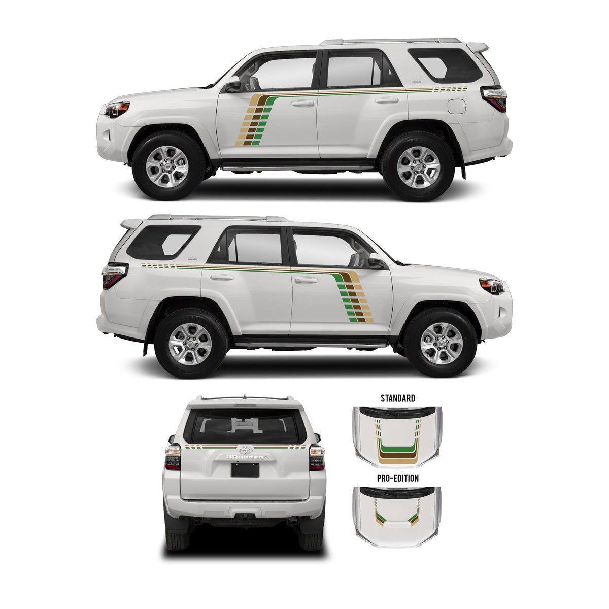 2010-2024 4Runner Checkered Stripe Kit