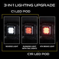 Diode Dynamics HitchMount LED Pod 7-Pin Reverse Kit C1R