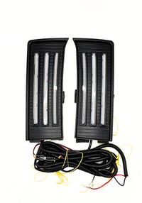 Upgraded Full LED Fog Light & DRL Kit with Dynamic Sequential Turn Signals for Toyota Tundra (2022-2023)