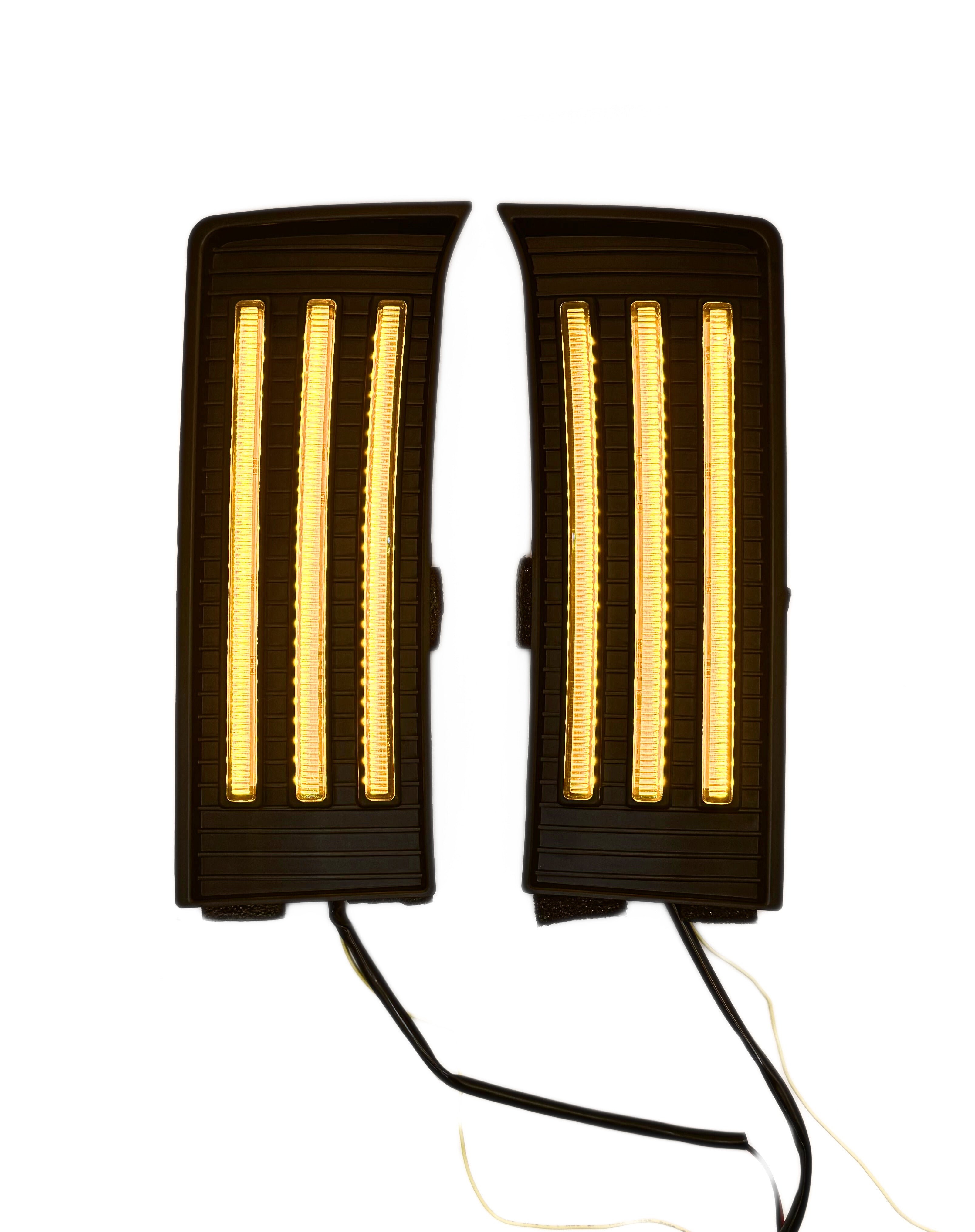 Upgraded Full LED Fog Light & DRL Kit with Dynamic Sequential Turn Signals for Toyota Tundra (2022-2023)