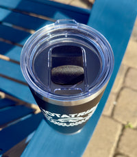 YotaTribe 20 oz “Dirt Roads • Clear Minds” Adventure Tumbler – Magnetic‑Seal Lid, Vacuum‑Insulated Stainless Steel