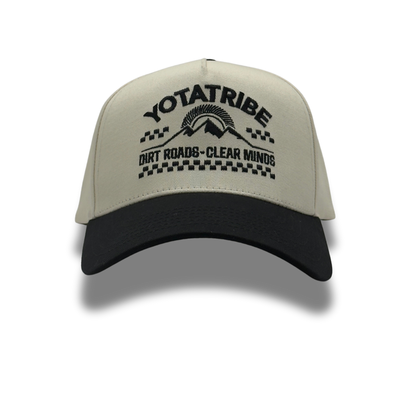 Dirt Roads Clear Minds two-tone hat