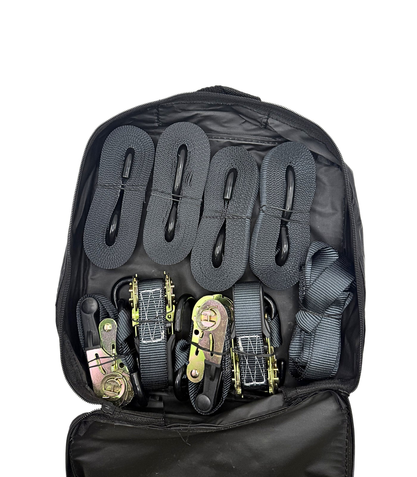 Heavy-Duty 1" Ratchet Tie Down Strap Set