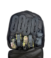 Heavy-Duty 1" Ratchet Tie Down Strap Set