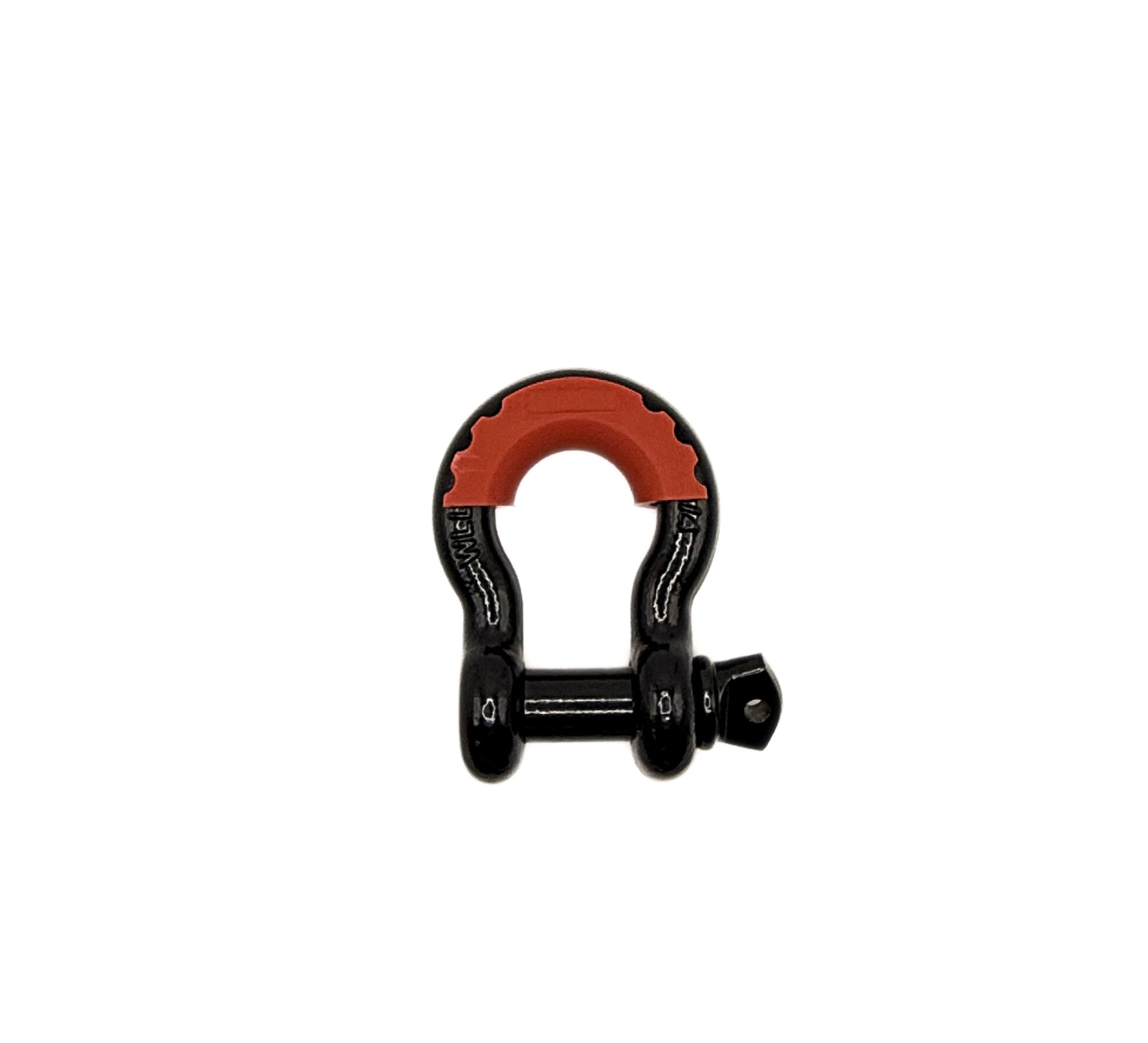 Heavy-Duty G209 Carbon Steel Bow Shackles with Powder-Coated Finish (Red, Blue, Black, Gray)