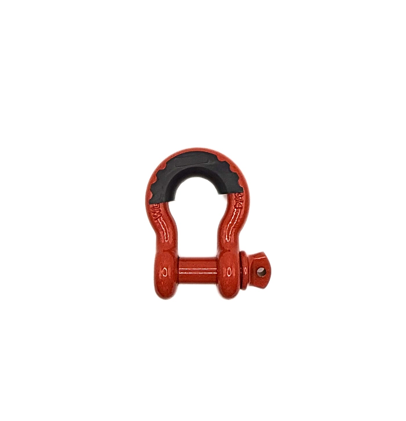 Heavy-Duty G209 Carbon Steel Bow Shackles with Powder-Coated Finish (Red, Blue, Black, Gray)