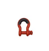 Heavy-Duty G209 Carbon Steel Bow Shackles with Powder-Coated Finish (Red, Blue, Black, Gray)