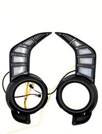 Dynamic Multi Fang LED Lights with Sequential Turn Signals for Toyota 4Runner (2014-2024)
