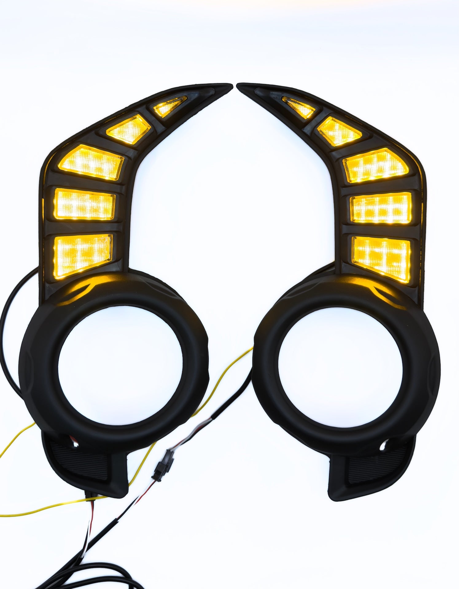 Dynamic Multi Fang LED Lights with Sequential Turn Signals for Toyota 4Runner (2014-2024)