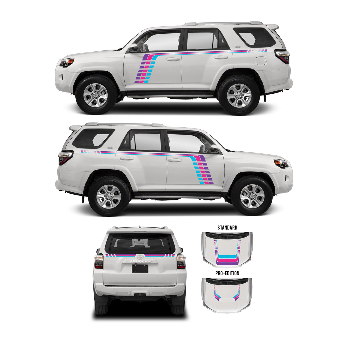 2010-2024 4Runner Checkered Stripe Kit