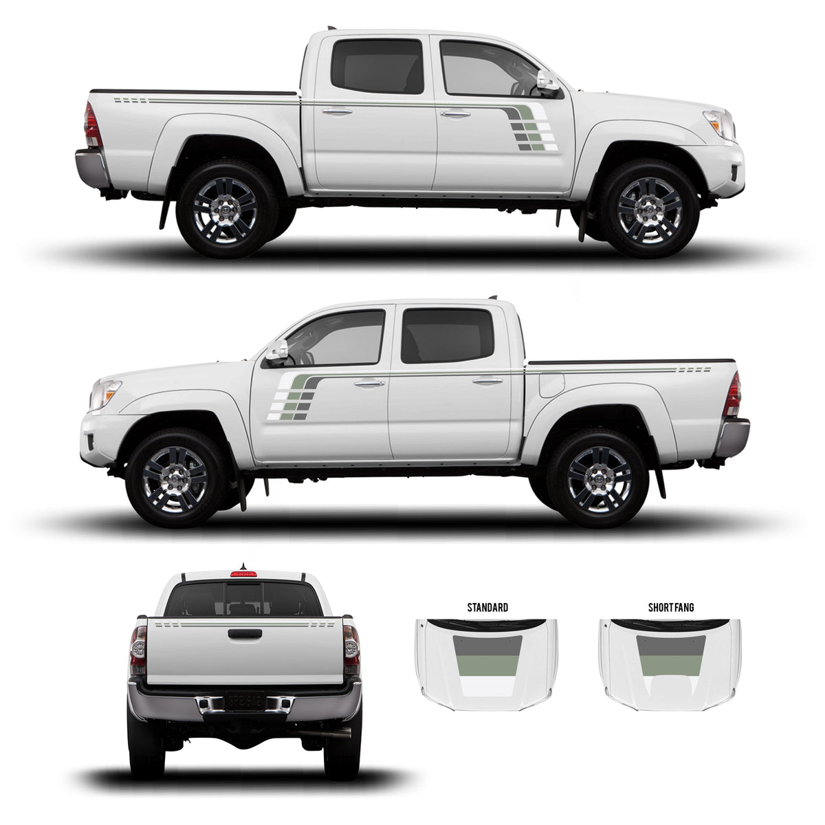 2005-15 Tacoma Checkered Stripe Kit