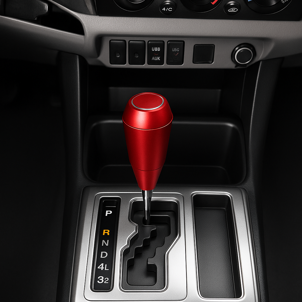 YotaTribe Premium Red Aluminum Shift Knob Head - Tacoma 2005-2015 - CNC Machined Upgrade