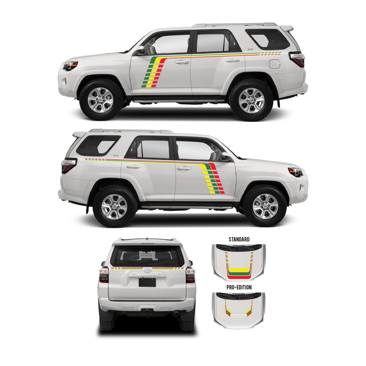 2010-2024 4Runner Checkered Stripe Kit