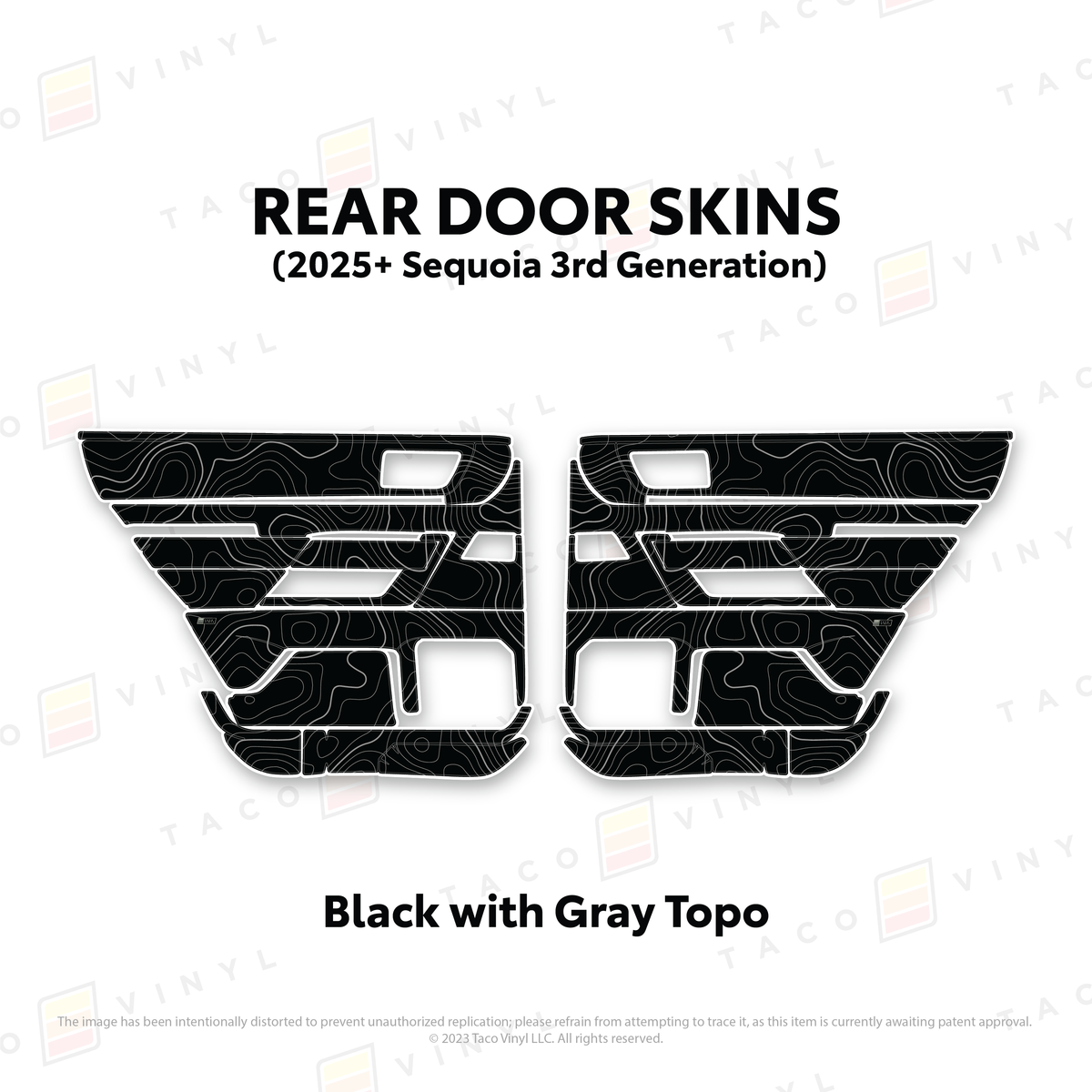 2023+ Sequoia Door Skins