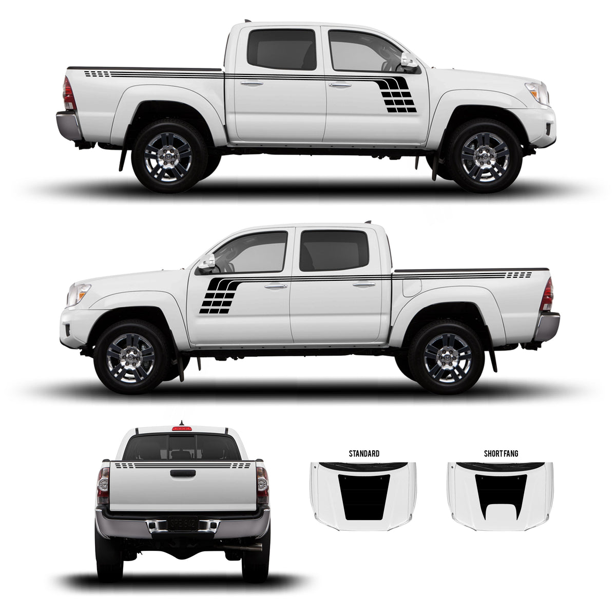 2005-15 Tacoma Checkered Stripe Kit