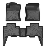 2013-2024 Toyota 4Runner Custom Floor Mats - 3D Laser-Measured TPE Liners - Front & Rear Set (BACKORDERED - SHIPS END OF AUGUST)