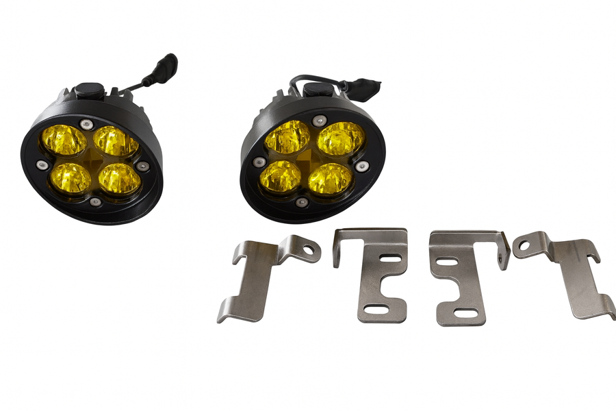 2016-2023 Toyota Tacoma LED Fog Light Kit - Plug & Play Replacement - Amber (Yellow Beam)