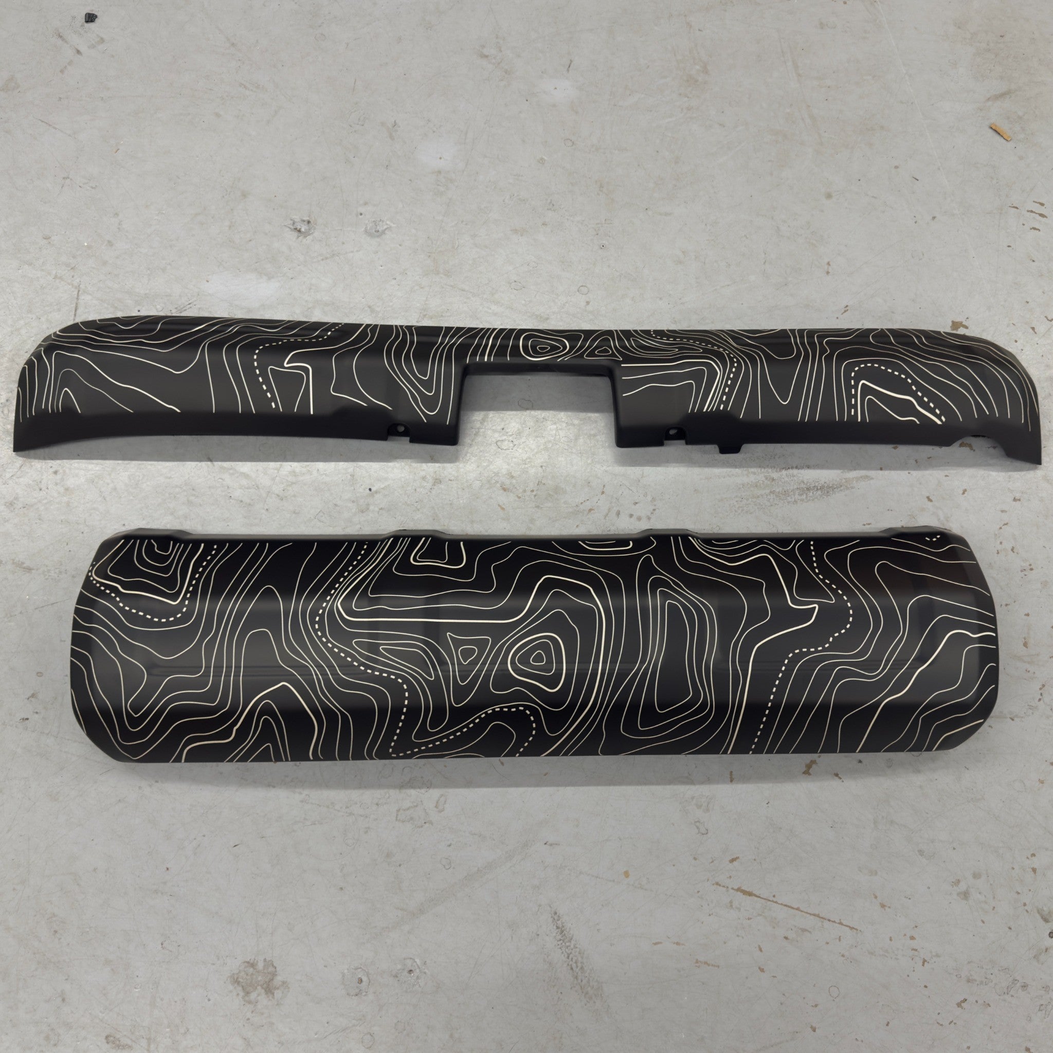 Toyota 4Runner Valance Replacement Kit (2014-2024) - Front & Rear Set - Black/Topographic