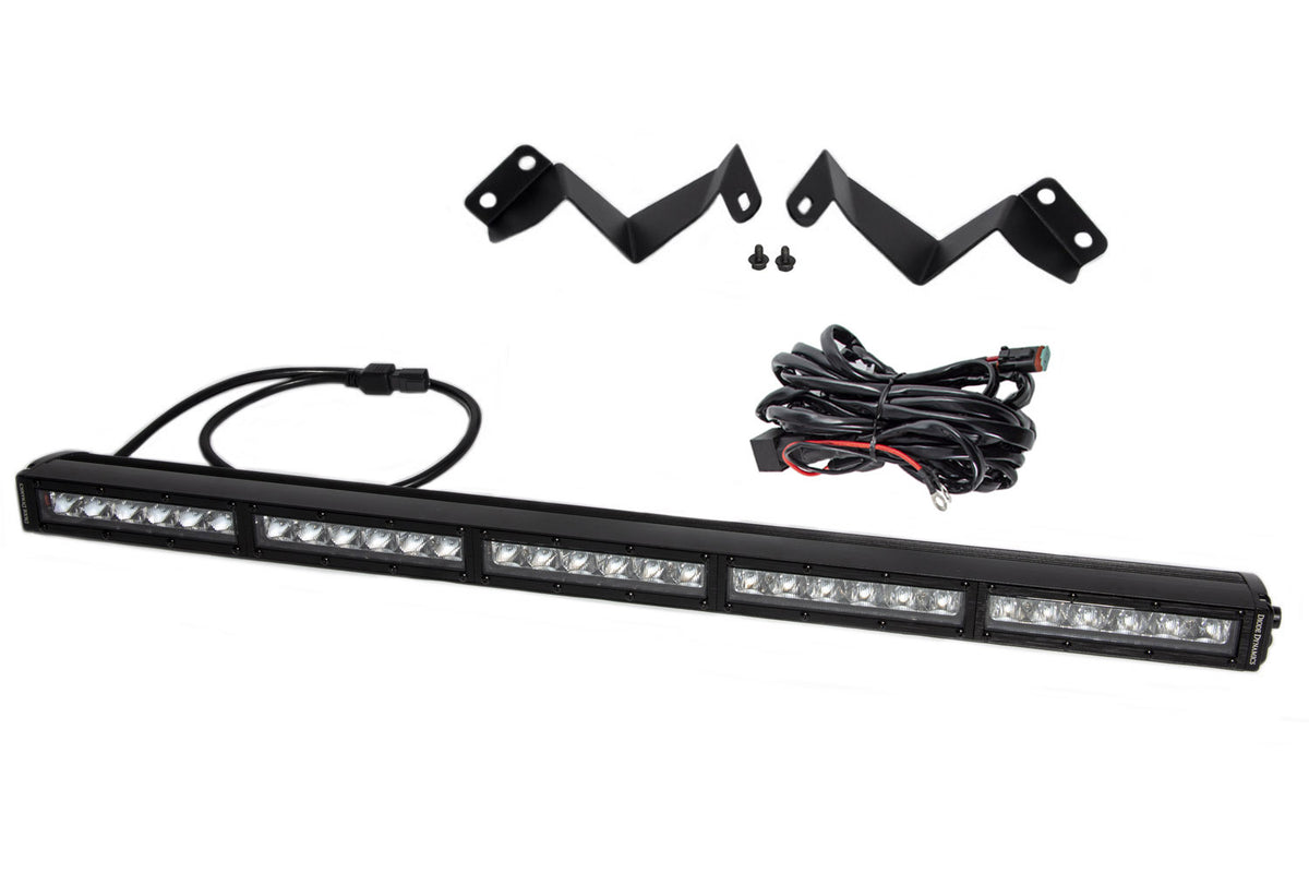 Diode Dynamics SS30 Stealth Light Bar White Driving Kit for 2016-2023 Toyota Tacoma
