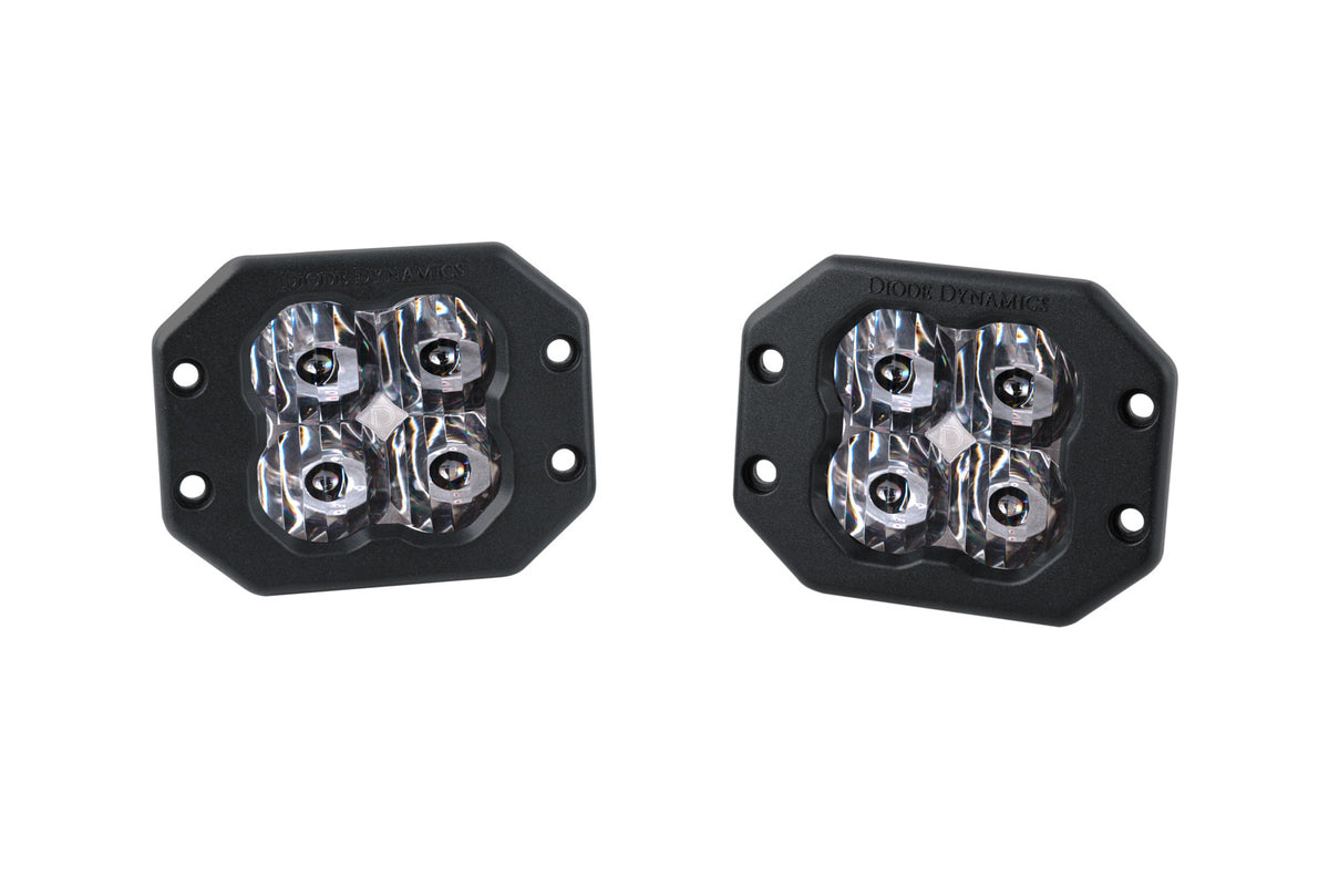 Diode Dynamics SS3 LED Pod Amber Backlight Flush (Pair)