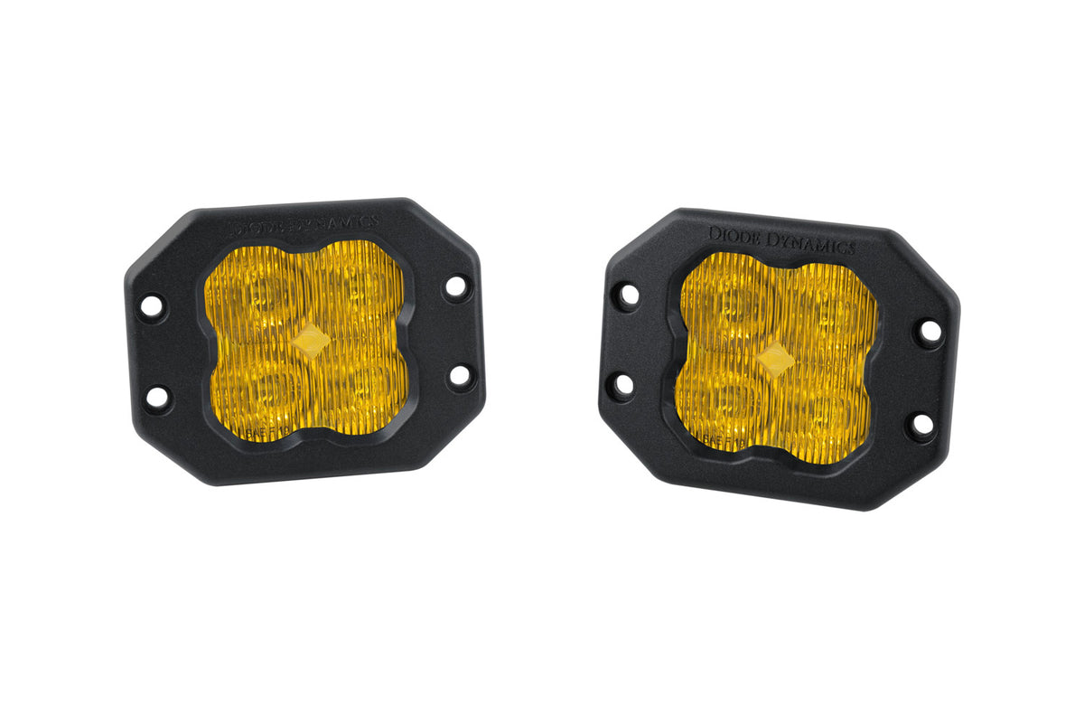 Diode Dynamics SS3 LED Pod Amber Backlight Flush (Pair)